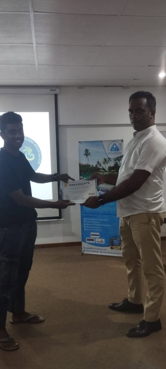 Training Programme on Swimming Pool Maintenance - OCTOBER 2025 at Palms Beruwala photo 2
